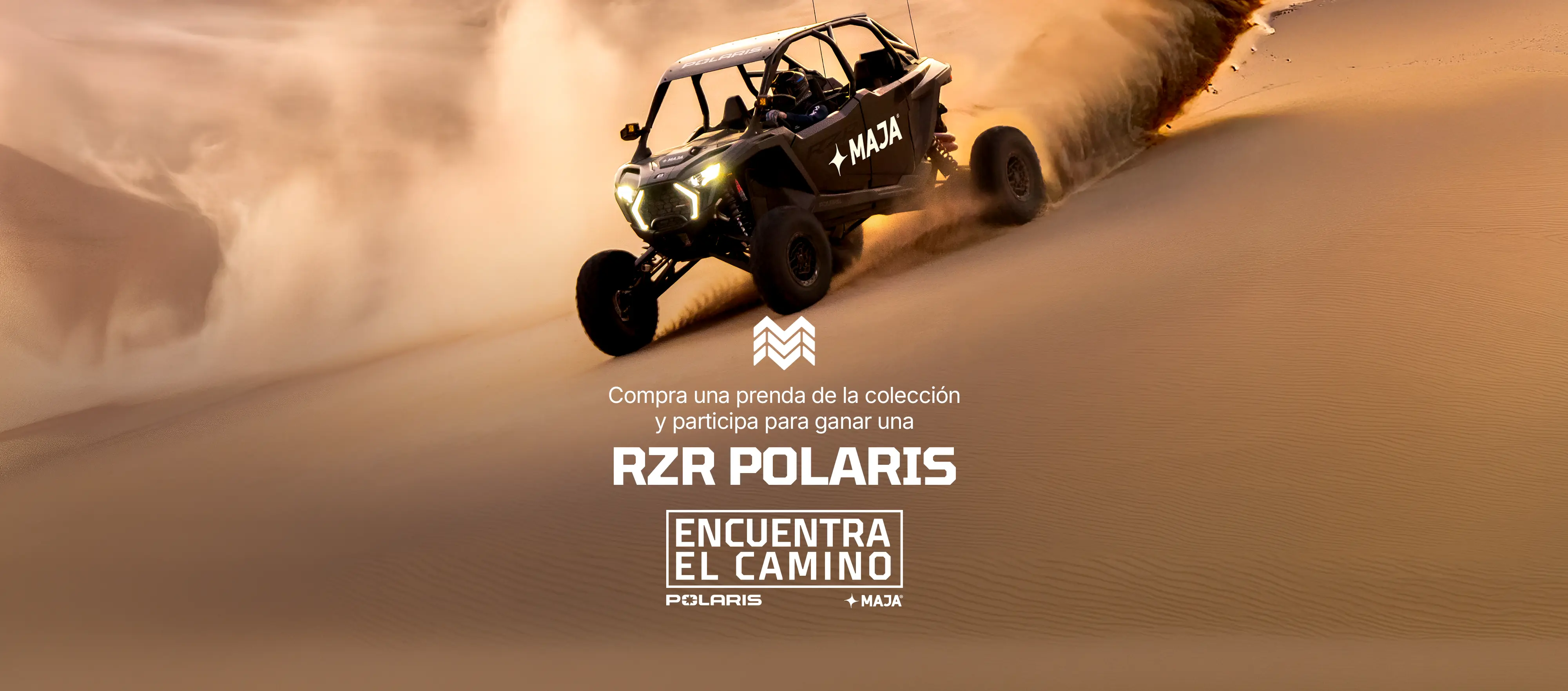 Compra una prenda de la colección y participa para ganar una RZR Polaris